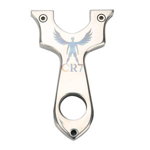 หนังสติ๊ก <span class=keywords><strong>GONGNIU</strong></span> CR7-01 ดีไซน์จดสิทธิบัตร ผลิตจากสแตนเลส แข็งแรง ทนทาน สีเงิน สำหรับการล่าสัตว์กลางแจ้ง - Product Image 2