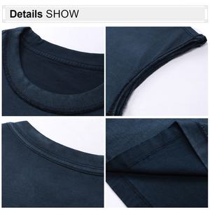 الأكثر مبيعًا جودة ممتازة لغسيل الخزان أعلى مخصص تطريز الطباعة الحمضية سترة رجالية قطنية - Product Image 4