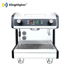 Máquina de Espresso Semiautomática Comercial con Pantalla Digital, <span class=keywords><strong>Cafetera</strong></span> de Acero Inoxidable de un Grupo <span class=keywords><strong>para</strong></span> Mostrador, Barista - Product Image 3