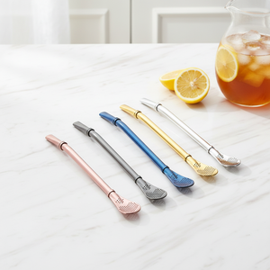 Cuchara Filtrante de Acero Inoxidable 304 de Grado Alimenticio, Ecológica, para Agitar Té Aromático - Product Image 1