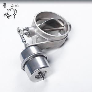 Universal Exhaust Vacuum Valve 76mm 3.0in Stainless Steel Mirror <b>Polished</b> For <b>Car</b> Modification - Product Image 1