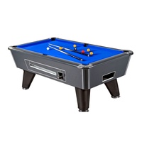 Table de billard professionnelle commerciale 7ft 8ft avec mécanisme à jetons