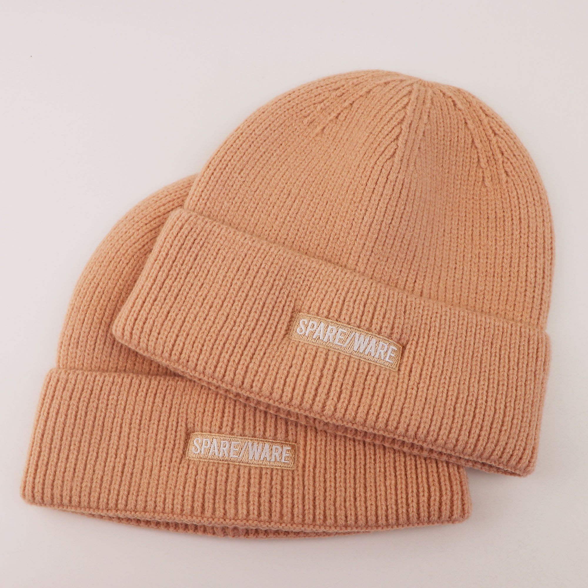 OEM Designer Outdoor High Quality Unisex Cashmere Customized Embroidery Thick Winter Warm Knitted Beanies