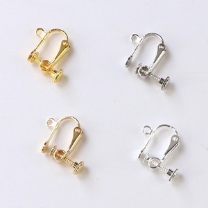 Clip-on Earrings <b>Screw</b> Type Copper Alloy Adjustable For Non-Pierced Ears Silver Gold <b>White</b> K Gold Antique Bronze - Product Image 1