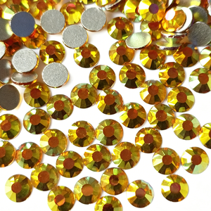 Premium Golden Flatback Glass Rhinestones for <strong>Crafts</strong> Intense Sparkle Crystal <strong>Gems</strong> for Nails, Clothes, Makeup &amp; DIY Art - Product Image 3