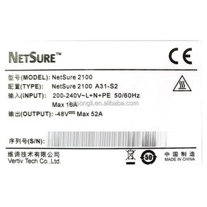 Vertiv Power netsure ระบบไฟฟ้าโทรคมนาคม3000วัตต์2100 A31-S2 40A DC พร้อม R48-1000e3สำหรับใช้โวลต์ - Product Image 5