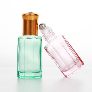 Botella Roll-On de Vidrio Grueso para Perfume, Aceite Esencial, Subenvasado de Viaje, Botella Pequeña Vacía para Masajes - Product Image 3