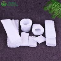 Filet en plastique maillé pour bouteilles, filet de protection en mousse, manchon d'emballage en filet pour bouteilles en verre