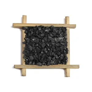 1-5 مللي متر من الفحم المكلس الجرانليت المكعب به 90% من الكربون لأعمال الحديد والصلب