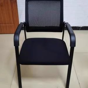 Chaise de bureau de conférence moderne de luxe léger, dossier haut, simple, pivotante, en cuir, chaise de patron avec roulettes, design ergonomique - Product Image 4