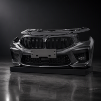 Ensemble complet de pare-chocs avant pour BMW M8 F91 F92 F93, support de radiateur, ventilateur de refroidissement du condenseur