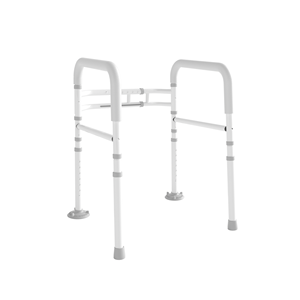 Marco DE SEGURIDAD plegable y ligero ajustable para inodoro, reposabrazos antideslizante para ancianos, riel de soporte para baño, silla de ayuda para el hogar - Product Image 1