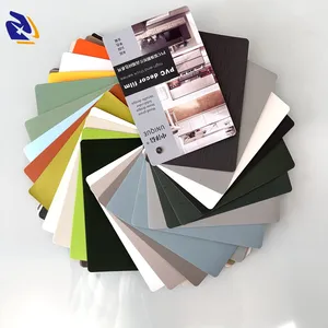 Film d'emballage en PVC Ultra mat de couleurs unies pour porte d'armoire de cuisine, feuille douce au toucher