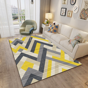Nhà Máy Giá Thiết Kế Đơn Giản Hình Học 3D In Thảm Sợi Nhỏ Trẻ Em Chơi Phòng Ngủ Khu Vực Thảm - Product Image 5