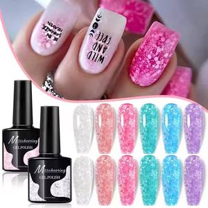 Esmalte de Uñas en Gel Brillante Color <span class=keywords><strong>Cereza</strong></span>, 7.5 ml, 6 Colores, Fototerapia UV, Barniz Acrílico UV - Product Image 5