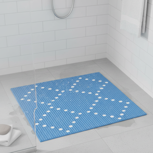 Spirella Collezione Alaska, Tappetino Doccia 55 x 55, PVC, Blu - Product Image 2