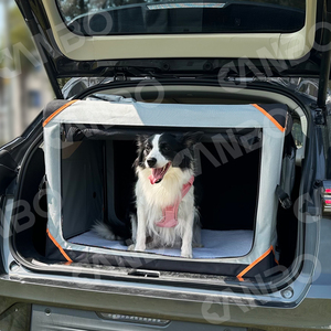 CANBO portátil transpirable malla plegable caja para perros cómodos suaves plegables mascotas caja grande - Product Image 6