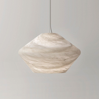 Suspension en marbre de luxe moderne pour la maison, hôtel, salle à manger, lustre décoratif pour îlot de cuisine, carré et milieu suspendu pour