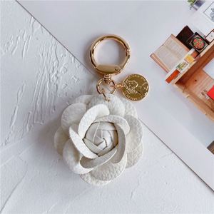 Porte-clés en cuir en forme de rose, breloque de sac, cadeaux de Noël - Product Image 6
