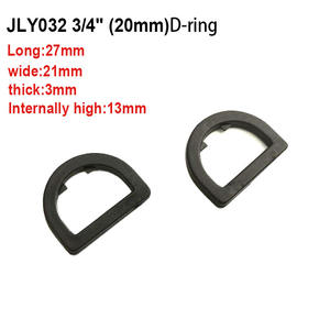 Plastik D-Ring Dee Tokaları, Sırt Çantası Askıları, Evcil Hayvan Tasması, Dokuma Kumaş, Giysi Parçaları için Kancalar, Boyutlar 20mm 25mm 31mm 38mm 50mm - Product Image 2