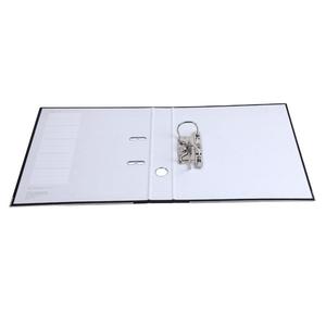 Classeur à libération rapide Qixin A4 2 pouces semi-enduit avec deux trous pour une organisation facile des dossiers, dossier en plastique bleu - Product Image 3