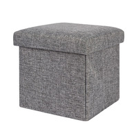 Tabouret de rangement imperméable pour le salon, Pouf, 100 cm, pliable, permettant de gagner de l'espace