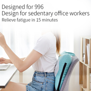 Portable Home Office Waist Leg Neck <b>Massager</b> Red Light Heating <b>Vibration</b> <b>Back</b> Massage Pillow - Product Image 4