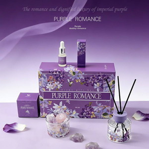 Ensemble diffuseur à bâtonnets en cristal, vente en gros, coffret cadeau d'huiles essentielles, DIY, écologique, sans flamme, parfum frais longue durée - Product Image 4