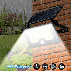 Lampe solaire de jardin LED IP65, éclairage haut et bas, étanche, applique murale solaire avec détecteur de mouvement, veilleuse crépusculaire à l'aube - Product Image 5