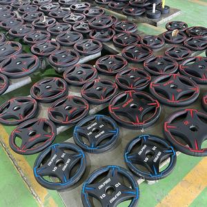 Discos de Pesas de Gimnasio Comerciales con Logotipo Personalizado OKPRO, Discos de Pesas de Uretano al por Mayor - Product Image 3