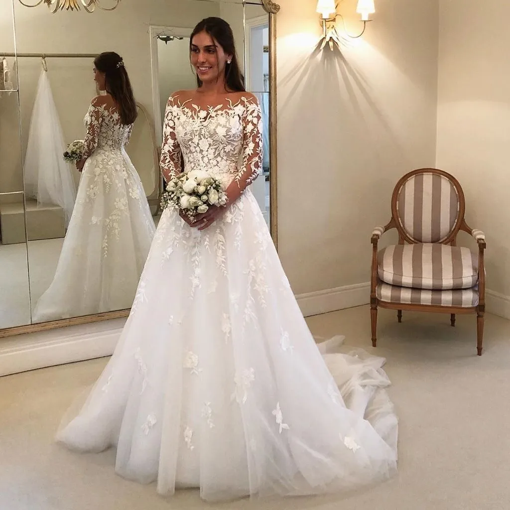 vestidos de novia espalda cubierta tradicional y contemporánea