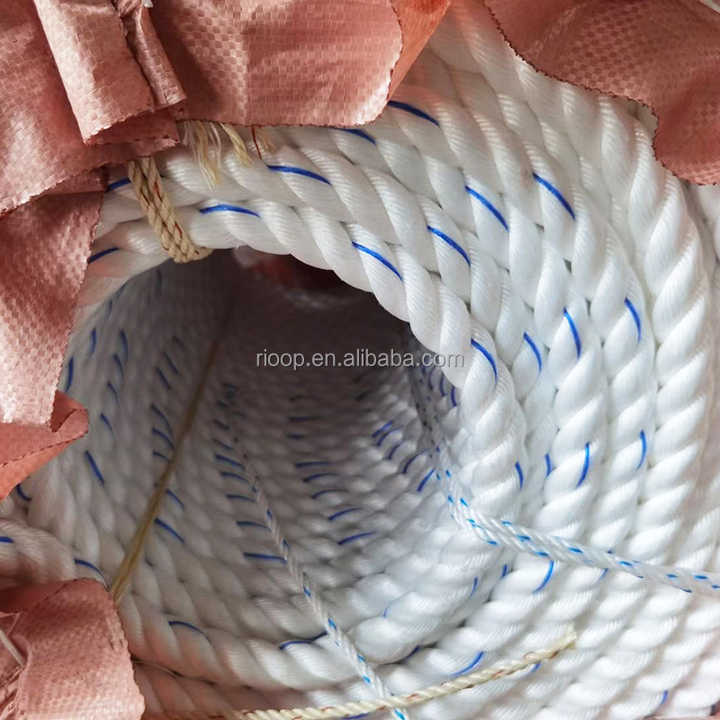 Factory Direct Supply 3-4 Strand Twisted Plastic Danline Rope PP ...