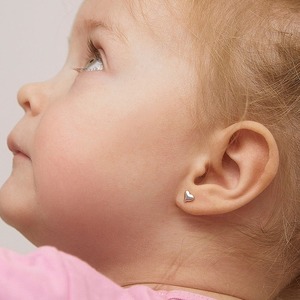 Joyería fina personalizada, pendientes de Zirconia australiana <span class=keywords><strong>para</strong></span> niños y bebés pequeños, pendientes de <span class=keywords><strong>plata</strong></span> de ley 925 <span class=keywords><strong>para</strong></span> bebés - Product Image 3