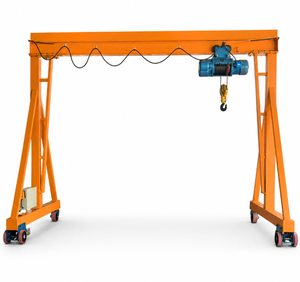 Factory Price High Efficiency MINI MOBILE TRACKLESS GANTRY CRANE 10t Indoor Crane - Product Image 1