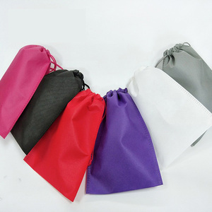 Vasteland Fabrikant Op Maat Print Logo Canvas Tas Met Trekkoord <span class=keywords><strong>Polyester</strong></span> Gym Niet-Geweven Tas Met Trekkoord - Product Image 3