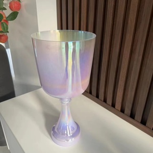 Cáliz de Cristal Cósmico Púrpura de 6 Pulgadas con Cristal 99.99% Puro para Yoga y Meditación Curativa - Product Image 5