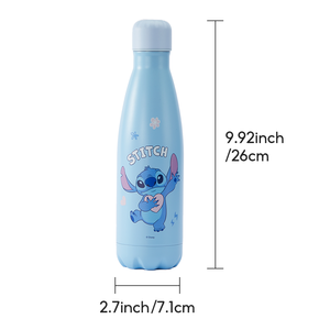 Miniso Disney Stitch Loạt Nước Chai Phích 500Ml Công Suất Lớn Món Quà Sinh Nhật Phích Bán Buôn Tùy Chỉnh Cốc Nước - Product Image 5