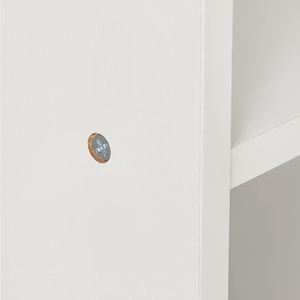 Estantería modular negra de 3 cubos para cubos de almacenamiento de tela | Sistema organizador de armario - Product Image 4