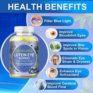 Gummies pour les yeux sans sucre à la <span class=keywords><strong>lutéine</strong></span> 60 unités - <span class=keywords><strong>Lutéine</strong></span> et zéaxanthine, favorise la performance visuelle et la protection contre la lumière bleue - Product Image 4