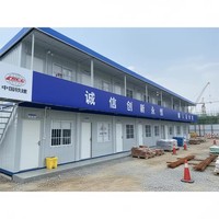 Casa Modular Prefabricada Moderna de Acero Ligero, Portátil, Plegable, Tipo Contenedor, para Vivienda u Oficina