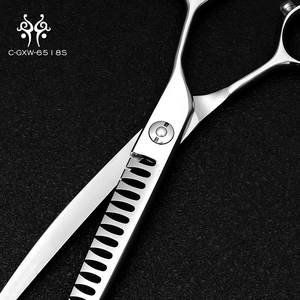 Kéo Cắt Cong 18 Răng 6.5 Inch Bán Chạy Nhất Kéo Tỉa Tỉa Lông Cho Thú Cưng Với Hai Đuôi Điều Chỉnh Được - Product Image 3