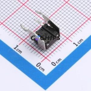 TC1104N26043 Tactile <b>Switch</b> Through hole Component (THT),7.2x6mm <b>Switch</b> Single Pole Single Throw Round Button 2.6N 4.3mm - Product Image 2