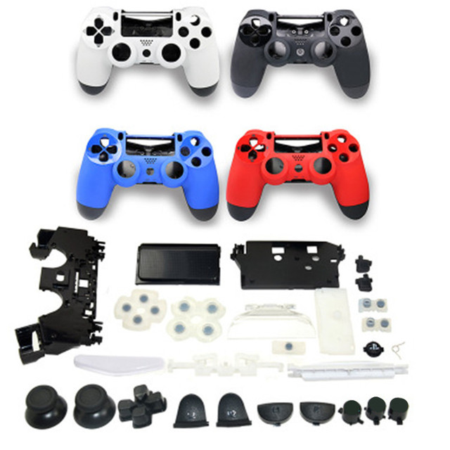 SYYTECH Housing Shell Repair Parts Full Buttons Set Replacement Shell Controller Shell for PS4 Gamepad Joystick