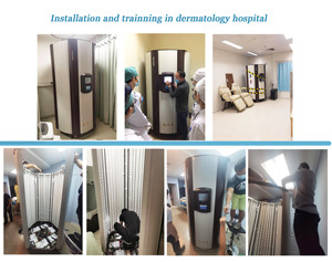 KN-4001 Kernel Uvb Kabinet Fototerapi 311nm UVB Kabinet Lampu Vitiligo <span class=keywords><strong>Psoriasis</strong></span> UVB Unit Fototerapi Pengobatan Vitiligo - Product Image 6