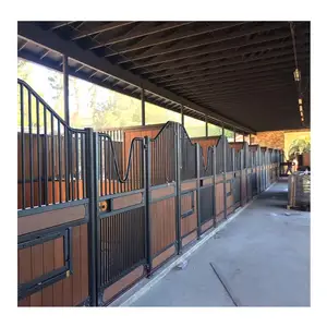 Horse barn shed prefab workshop building houses steel frame warehouse horse park covered horse riding arena steel structures