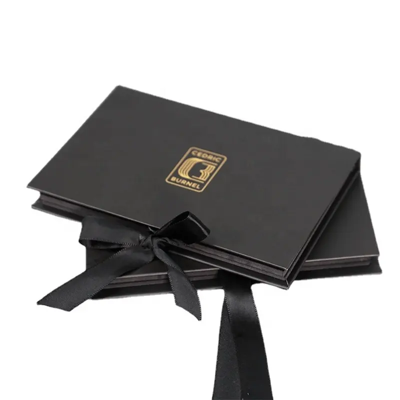 Benutzer definierte Luxus Pappe Papier Geschenk gutschein Verpackung Box Hochzeits geschenk karten Kreditkarte und Visitenkarte Verpackungs box