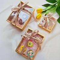 Boîte à gâteaux Boîtes de boulangerie kraft blanc brun avec fenêtre pour fraises Chocolat Dessert Packagingn Box