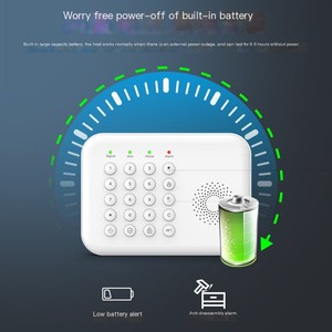 Nuevo Sistema de Alarma de Seguridad Inteligente para el Hogar y Hoteles con Wi-Fi y Pantalla OLED <span class=keywords><strong>2026</strong></span>, Diseño de Barra, Alimentado por Batería, Control por Aplicación Tuya Smart Life - Product Image 3