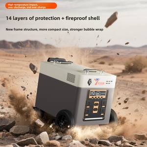 Station de stockage d'énergie mobile extérieure de 8000 watts, 10 kilowattheures, 220V, grande capacité, support d'urgence, charge solaire - Product Image 4