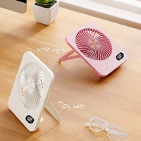 2026 Neue Modische Sommer Faltbare Handventilatoren Leiser Wandventilator Tragbarer USB-Elektro-Tischventilator mit Fünf Geschwindigkeiten und Hoher Leistung